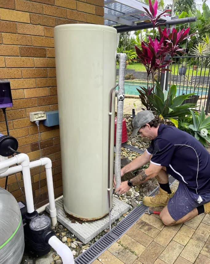 Hot water system installation